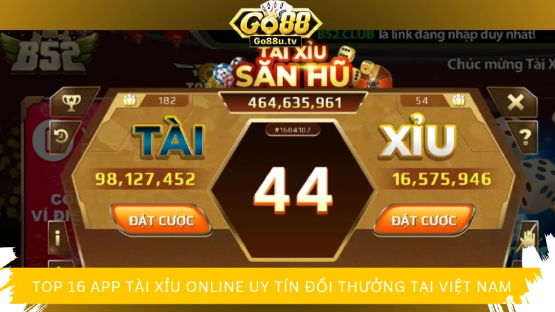 Chơi tài xỉu online B52